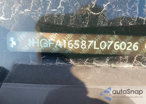 2007 Honda Civic Lx из США, поврежденный, VIN 1HGFA16587L076026